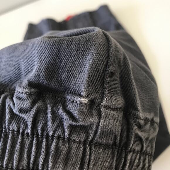 Spanx Stretch Twill Cargo Jogger Pull-On Pants Faded Washed Black Cropped XS - Picture 16 of 16